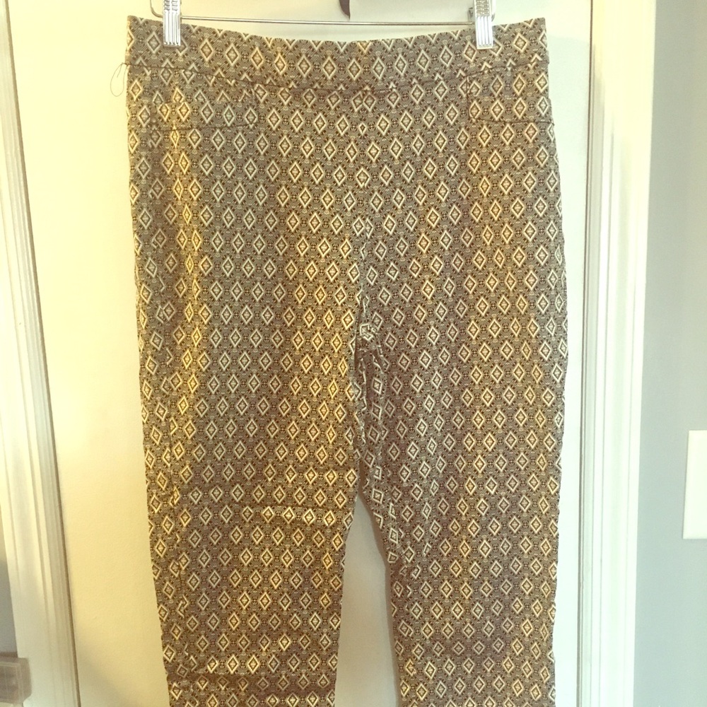 Patterned Work Pants